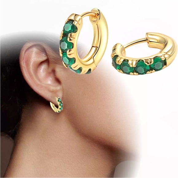 Zircon Earrings European And Fashion Earrings High Grade Gold Ear Buckles - Picture 9 of 12